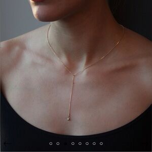 Catbird Greco Lariat Necklace 14K ✨